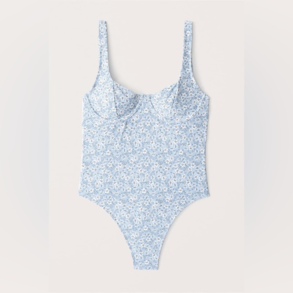 NWT Abercrombie Cheeky One Piece Bathing Suit size M